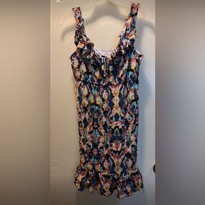 Ruffled Blu Sage Dress 🌸